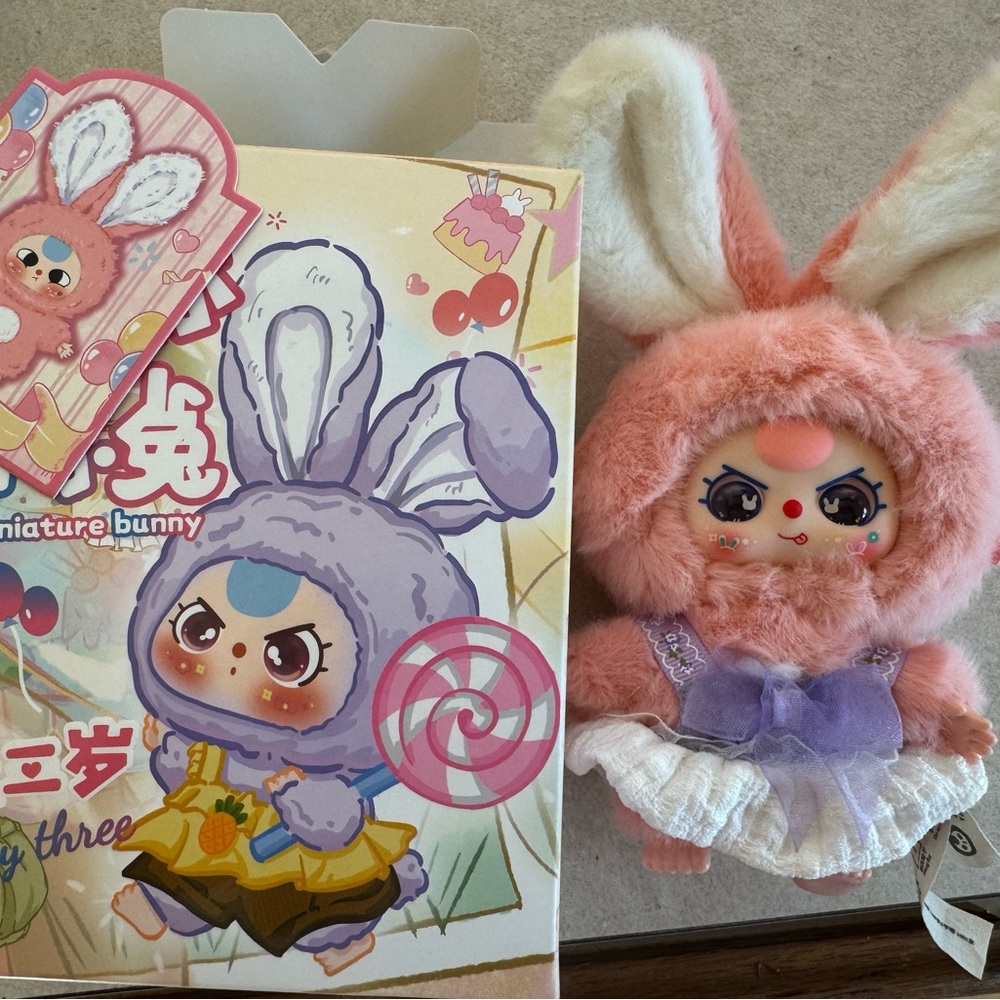 Baby Three Miniature Bunny